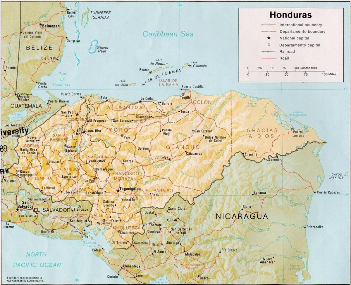 roatan bay islands Honduras mapu