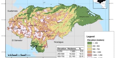 Mapa Honduras fasáda