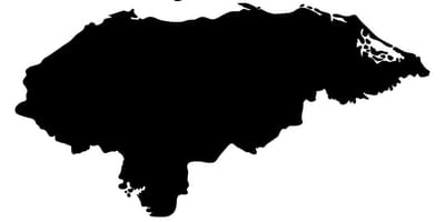 Mapa Honduras vektorová mapa