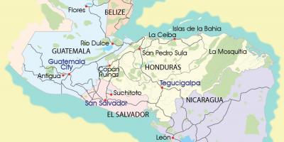 Mapa mosquitia Honduras